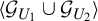 left angle bracket script upper G Subscript upper U 1 Baseline union script upper G Subscript upper U 2 Baseline right angle bracket