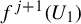 f Superscript j plus 1 Baseline left parenthesis upper U 1 right parenthesis
