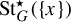 upper S t Subscript upper G Superscript star Baseline left parenthesis StartSet x EndSet right parenthesis