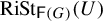 upper R i upper S t Subscript sans serif upper F left parenthesis upper G right parenthesis Baseline left parenthesis upper U right parenthesis
