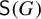 sans serif upper S left parenthesis upper G right parenthesis