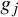g Subscript j