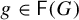 g element of sans serif upper F left parenthesis upper G right parenthesis