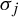 sigma Subscript j