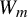 upper W Subscript m