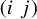 left parenthesis i j right parenthesis