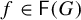 f element of sans serif upper F left parenthesis upper G right parenthesis
