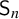 sans serif upper S Subscript n