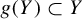 g left parenthesis upper Y right parenthesis subset of upper Y