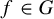 f element of upper G