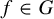 f element of upper G