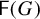 sans serif upper F left parenthesis upper G right parenthesis