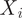 upper X Subscript i