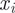 x Subscript i