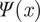 upper Psi left parenthesis x right parenthesis