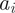 a Subscript i