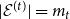 StartAbsoluteValue script upper E Superscript left parenthesis t right parenthesis Baseline EndAbsoluteValue equals m Subscript t