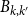 upper B Subscript k comma k prime