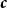 bold italic c
