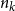 n Subscript k