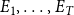 upper E 1 comma ellipsis comma upper E Subscript upper T Baseline