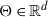 normal upper Theta element of double struck upper R Superscript d
