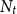 upper N Subscript t