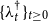 left brace lamda Subscript t Superscript dagger Baseline right brace Subscript t greater than or equals 0