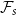 script upper F Subscript s