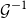 script upper G Superscript negative 1