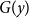 upper G left parenthesis y right parenthesis