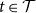 t element of script upper T