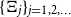 left brace normal upper Xi Subscript j Baseline right brace Subscript j equals 1 comma 2 comma ellipsis