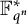 double struck upper F Subscript q Sub Superscript n Superscript asterisk