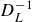 upper D Subscript upper L Superscript negative 1