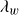 lamda Subscript w