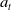 a Subscript t