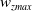 w Subscript z m a x