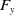 upper F Subscript y