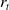 r Subscript t
