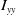 upper I Subscript y y