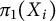 pi 1 left parenthesis upper X Subscript i Baseline right parenthesis