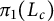 pi 1 left parenthesis upper L Subscript c Baseline right parenthesis