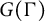 upper G left parenthesis normal upper Gamma right parenthesis