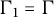 normal upper Gamma 1 equals normal upper Gamma