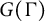 upper G left parenthesis normal upper Gamma right parenthesis
