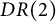 upper D upper R left parenthesis 2 right parenthesis