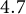 backslash color b l a c k Baseline 4.7
