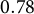 backslash color b l a c k Baseline 0.78