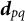d Subscript p q